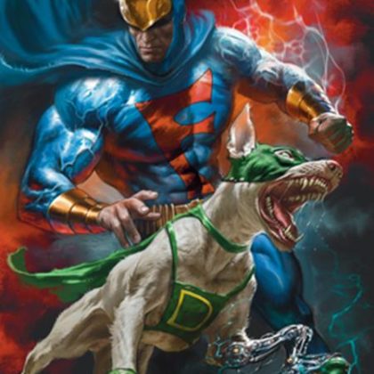 Blue Falcon And Dynomutt #2 Cvr E Lucio Parrillo Metal Premium Cvr Var