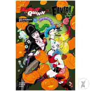 Harley Quinn X Elvira #1 Cvr A Amanda Conner