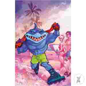 Street Sharks #2 Variant Ri (10) (Beals Full Art) Incv 1:10