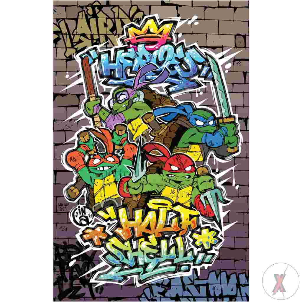 Tales Of The Teenage Mutant Ninja Turtles #1 Variant Ri (50) (Lankryâ Mural Full Art) Incv 1:50