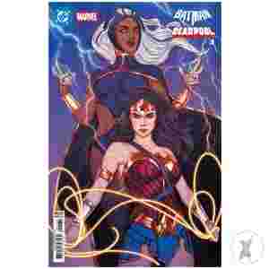 Dc Marvel Batman Deadpool #1 (One Shot) Cvr H Jenny Frison Wonder Woman Storm Card Stock Var