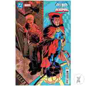 Dc Marvel Batman Deadpool #1 (One Shot) Cvr P Hayden Sherman Constantine Dr Strange Card Stock Var