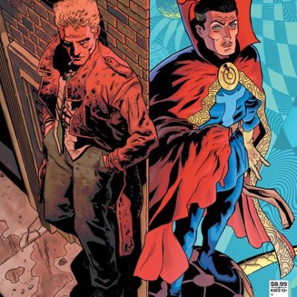 Dc Marvel Batman Deadpool #1 (One Shot) Cvr P Hayden Sherman Constantine Dr Strange Card Stock Var