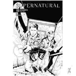 Supernatural #3 Cvr F Inc 1:10 Andrea Broccardo Line Art Var