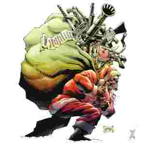 Terminator Santa Claus Is Coming To Town #1 (One Shot) Cvr I Inc 1:25 Will Robson Virgin Var