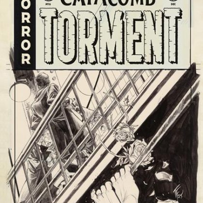 Ec Catacomb Of Torment #6 Cvr D Inc 1:20 Tom Fowler B&W Artist Edition Var