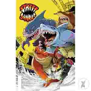 Street Sharks #3 Variant B (Santtos)