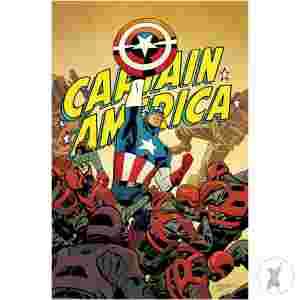 Black Widow & Captain America By Waid & Samnee Omnibus Chris Samnee Captain America Cover [Dm Only]