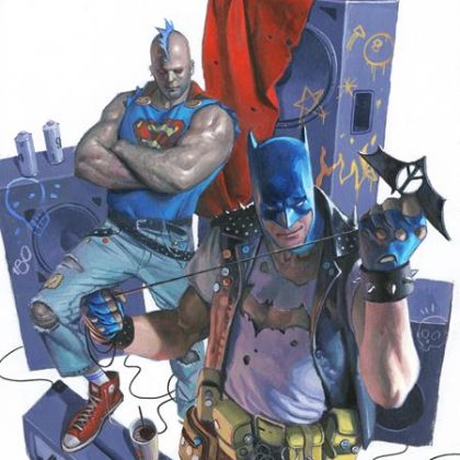 Batman Superman Worlds Finest #47 Cvr E Fabrizio De Tommaso Punk Rock Card Stock Var