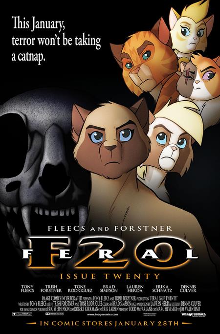 Feral #20 Cvr B Trish Forstner & Allen Passalaqua Var