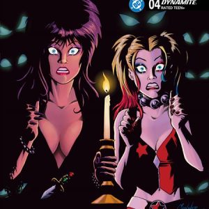 Harley Quinn X Elvira #4 Cvr H Inc 1:10 Amanda Conner Candle Var