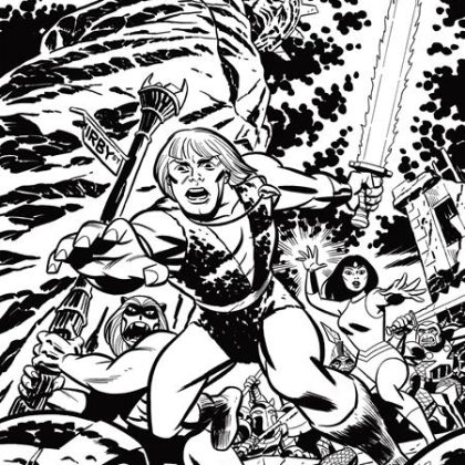 Thundarr The Barbarian #1 Cvr P Inc 1:30 Michael Cho Line Art Virgin Var