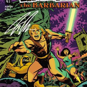 Thundarr The Barbarian #1 Cvr S Inc 1:100 Michael Cho Signed By Jason Aaron Var