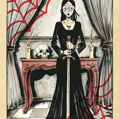 Minor Arcana #13 C 1:10 Incv Tarot Card Variant (Full Art, Lemire)