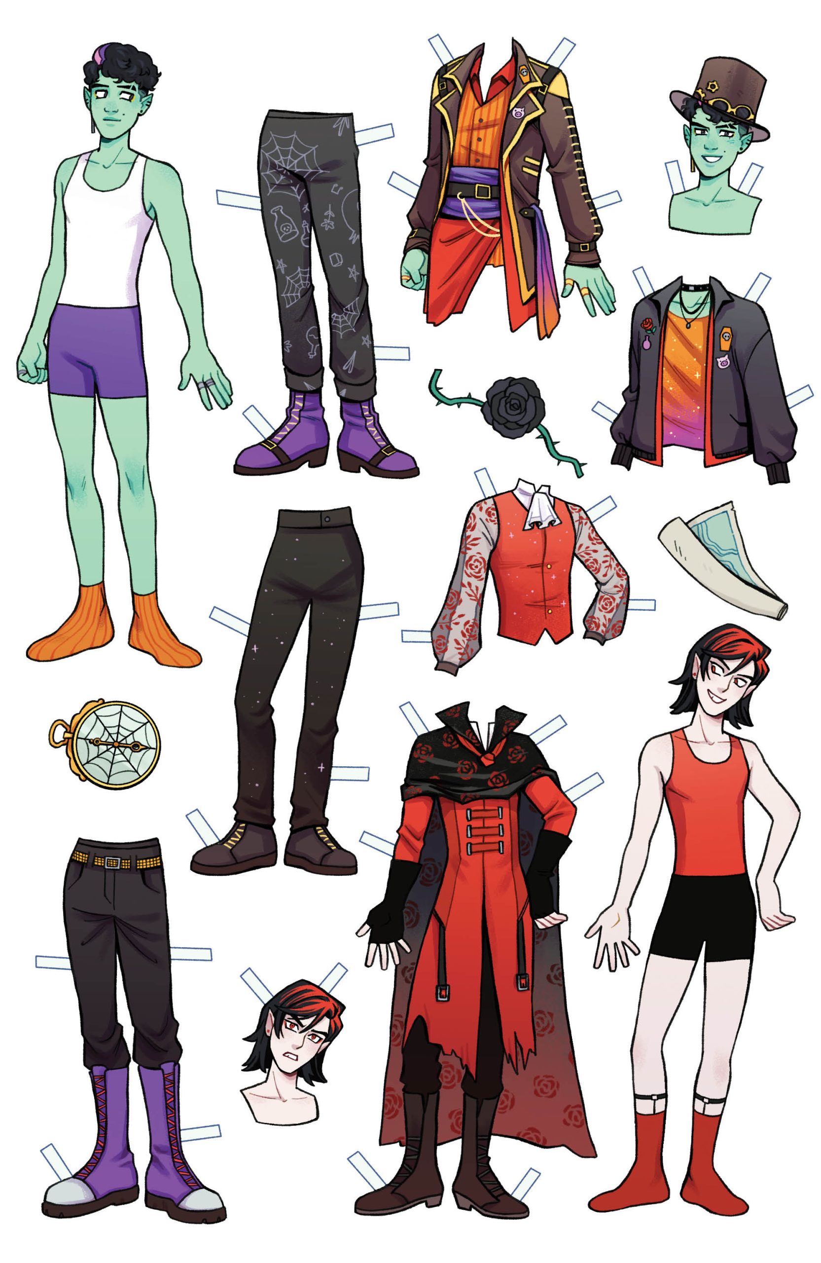 Monster High: Boomuda Triangle #1 Variant C (Mccurdy Paper Doll Variant)