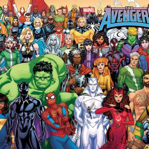 Avengers #34 Wraparound Cover