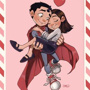 Superman #35 Cvr F Chrissie Zullo Valentines Day Card Stock Var (Dc K.O.)