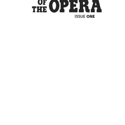 Universal Monsters The Phantom Of The Opera #1 (Of 4) Cvr H Blank Sketch Var