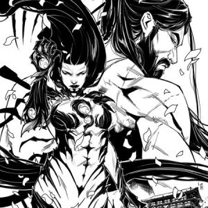 Witchblade Annual (2026) #1 (One Shot) Cvr D Inc 1:25 Giuseppe Cafaro B&W Var
