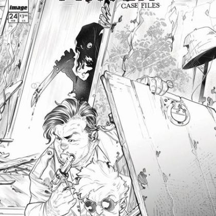 Spawn Sam And Twitch Case Files #24 Cvr B Ig Guara B&W Var