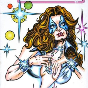 Df Marvel Comics Commissioned Cover Art Signed And Remarked By Jessica Court With Dazzler Sketch