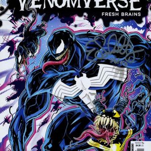 Df Web Of Venomverse Fresh Brains #1 Silver Signature Series Signed By Erica Schultz