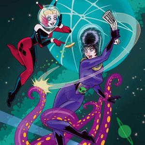Harley Quinn X Elvira #5 Cvr F Amanda Conner Tentacles Metal Virgin Var