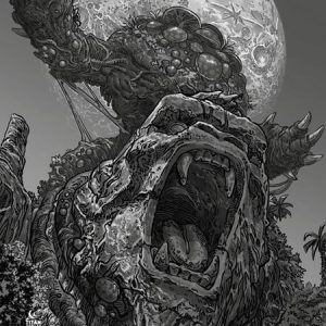 Escape From Skull Island #2 (Of 4) Cvr D Diego Yapur Inks Virgin Var