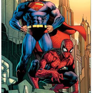 Dc Marvel Superman Spider-Man #1 (One Shot) Cvr B Jim Lee Card Stock Var