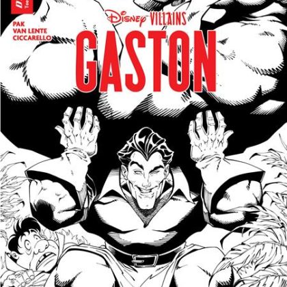 Disney Villains Gaston #1 Cvr I Inc 1:15 Will Robson Line Art Var