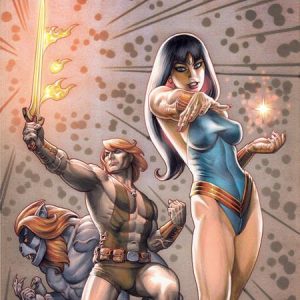 Thundarr The Barbarian #3 Cvr G Inc 1:10 Joseph Michael Linsner Virgin Var