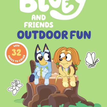 Bluey And Friends: Outdoor Fun: A Coloring Book