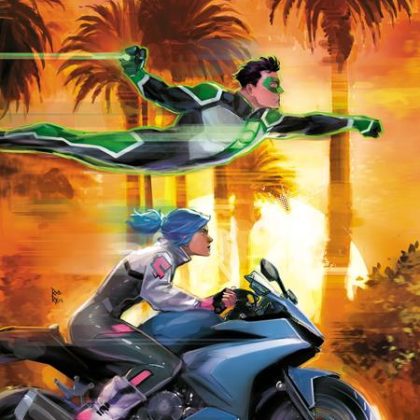 GREEN LANTERN #34 CVR C ROD REIS CARD STOCK VAR