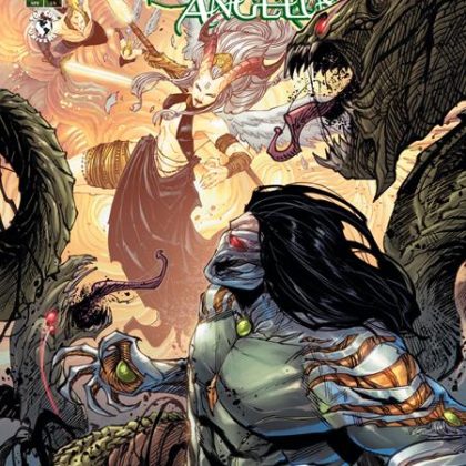 DARKNESS VS ANGELUS (ONE SHOT) CVR A GIUSEPPE CAFARO & ARIF PRIANTO