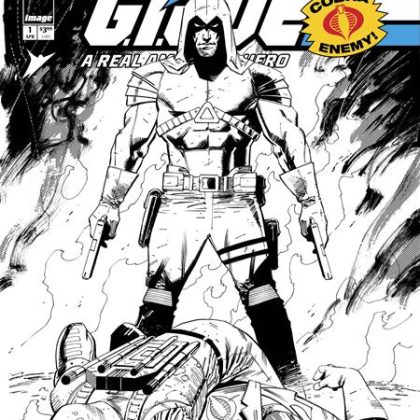 GI JOE A REAL AMERICAN HERO SSSILENT MISSIONS ZARTAN #1 (ONE SHOT) CVR C INC 1:10 PAT OLLIFFE B&W VAR