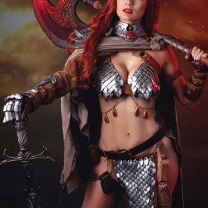 GIANT SIZED SAVAGE TALES (ONE SHOT) CVR I INC 1:10 IVY COSPLAY RED SONJA VIRGIN VAR