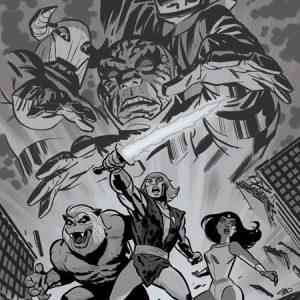 THUNDARR THE BARBARIAN #4 CVR H INC 1:15 MICHAEL CHO LINE ART VIRGIN VAR
