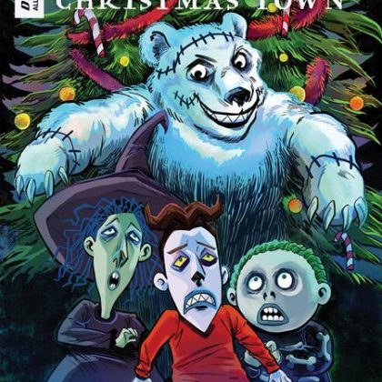 TIM BURTONS THE NIGHTMARE BEFORE CHRISTMAS THE SHIVER OF CHRISTMAS TOWN #4 CVR B SOO LEE VAR