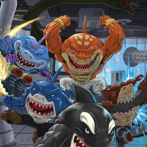 Street Sharks: Annual 2026 Variant RI (25) (Medel Full Art) INCV 1:25