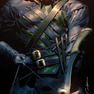 ABSOLUTE GREEN ARROW #1 (OF 6) CVR B GERALD PAREL CARD STOCK VAR
