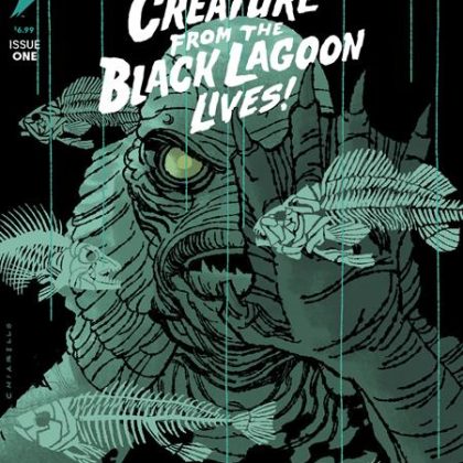 UNIVERSAL MONSTERS CREATURE FROM THE BLACK LAGOON LIVES BLACK & WHITE SPECIAL #1 (OF 2) CVR B MARK CHIARELLO VAR
