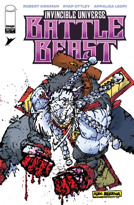 INVINCIBLE UNIVERSE BATTLE BEAST #10 CVR F INC 1:100 ALEC BEZZINA VAR