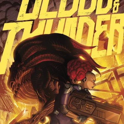 BLOOD & THUNDER TP VOL 02 SHOWDOWN ON THE OUTSKIRTS EJ SU & MSASSYK CVR (MR)