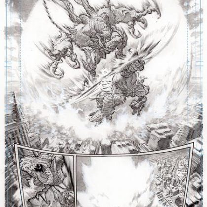 OLYMPUS SAGA MEGALITH #1 (OF 4) CVR G LEWIS LAROSA ORIGINAL ART EDITION 4 VAR