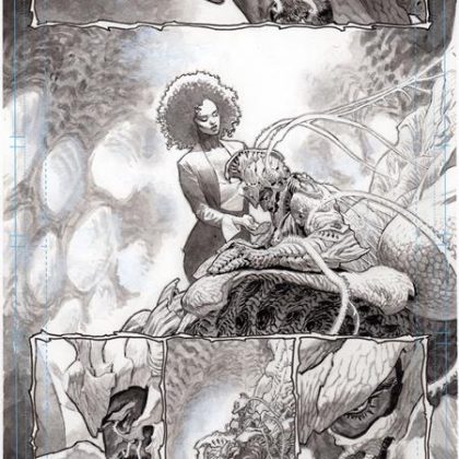 OLYMPUS SAGA MEGALITH #1 (OF 4) CVR K LEWIS LAROSA ORIGINAL ART EDITION 8 VAR