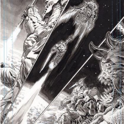 OLYMPUS SAGA MEGALITH #1 (OF 4) CVR O LEWIS LAROSA ORIGINAL ART EDITION 12 VAR