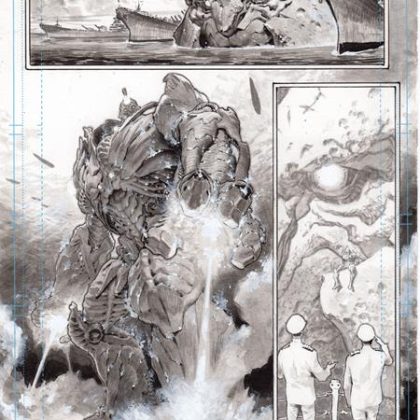 OLYMPUS SAGA MEGALITH #1 (OF 4) CVR Q LEWIS LAROSA ORIGINAL ART EDITION 14 VAR