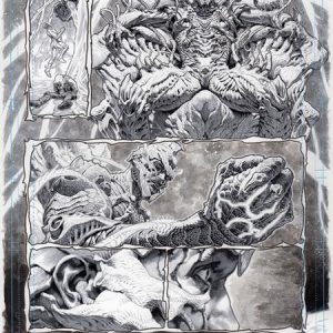 OLYMPUS SAGA MEGALITH #1 (OF 4) CVR AF LEWIS LAROSA ORIGINAL ART EDITION 29 VAR