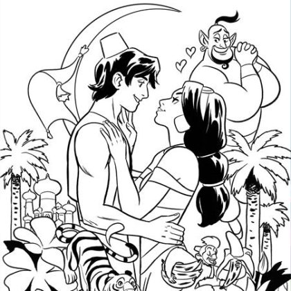 ALADDIN #1 CVR K INC 1:15 NATACHA BUSTOS LINE ART VIRGIN VAR