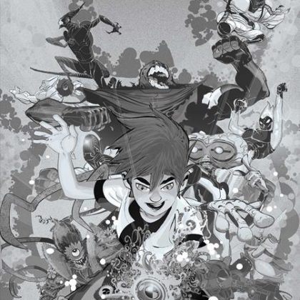 BEN 10 #1 CVR M INC 1:20 DUNCAN ROULEAU LINE ART VIRGIN VAR